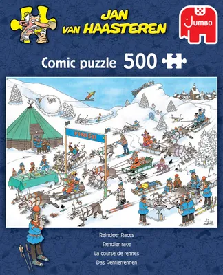 Produktbild von Jumbo Spiele - Jan van Haasteren - Rentier-Rennen - 500 Teile