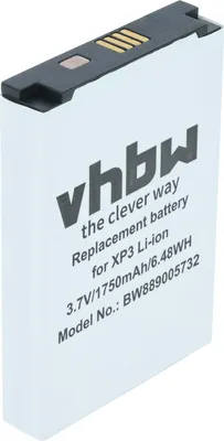 Produktbild von vhbw Akku Ersatz für Sonim BAT-03180-01S für Handy Smartphone Telefon (1750 mAh, 3,7 V, Li-Ion)