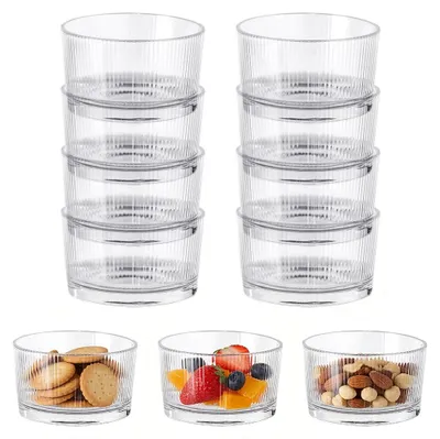 Dessertgläser 200 ml, 8er-Set, transparent, spülmaschinengeeignet
