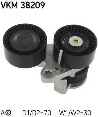 Produktbild von SKF VKM 38209 Spannrolle Keilrippenriemen für BMW 3 Touring (E91) 3 Limousine (E90) 3 Coupe (E92) 3 Cabrio (E93) 1 Cabrio (E88)
