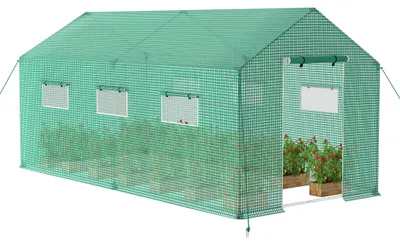 Immagine prodotto di Serra per pomodori - Serra da coltivazione - Serra da giardino - Serra - Serra per ortaggi - Resistente alle intemperie - Struttura in acciaio zincato