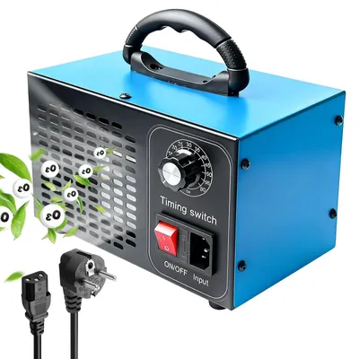 Zdjęcie produktu dla Generator ozonu, urządzenie do produkcji ozonu, wydajny oczyszczacz powietrza usuwający nieprzyjemne zapachy, idealny do mieszkania, garażu, samochodu, hotelu, kuchni, usuwający zapachy zwierząt i dymu