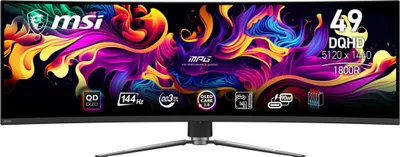 Produktbild von MSI MAG 341CQP QD-OLED 34" QD-OLED UWQHD 175Hz FreeSync Premium Pro