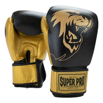 Produktbild von Super Pro Boxhandschuhe "Undisputed", L, Schwarz-Gold