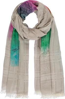Produktbild von Passigatti Schal Jaquard m. Flamingodruck, Gr. ONESIZE