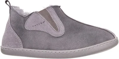 Produktbild von Vanuba Columbia Lammfell Hausschuhe Damen Schuhe - Badelatschen Damen Hausschuhe - Leder Wolle Pantoffeln Damen - Bequeme Schuhe Damen Lammfell-Hausschuhe - 40 EU Leder Harz Grau Grau
