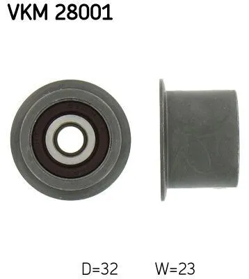Produktbild von SKF VKM 28001 Umlenkrolle Zahnriemen für BMW 3 Limousine (E36) 3 Limousine (E30) 5 Limousine (E34) 3 Cabrio (E30) 3 Touring (E30)