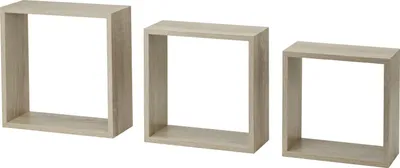 Produktbild von Dolle Würfelregal Frame 30 x 30 cm Eiche vintage 3er-Set
