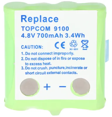 Productafbeelding van AccuCell batterij, geschikt voor de Topcom Twintalker 9100 batterij (TT9100)