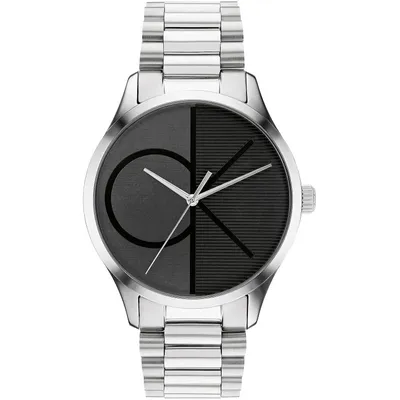 Produktbild von Nur Zeit Calvin Klein Versilbert/Stahl Kollektion Iconic - uni