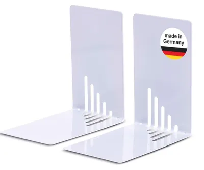 Produktbild von MAUL Buchstütze Stahl 14 x 8.5 x 14 cm grau