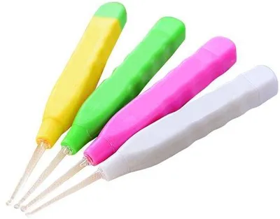 Produktbild von Baby LED-Licht Ohrenpick - Handheld - Sicher im Gebrauch - Hochwertiges Material - Geeignet für Babys - 2 in 1