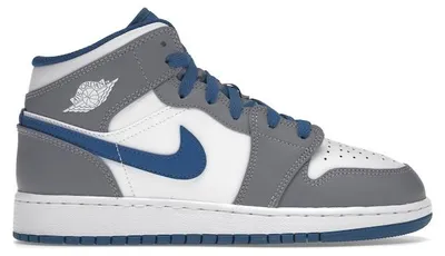 Produktbild von Jordan 1 Mid True Blue Cement (GS) - EU 36.5