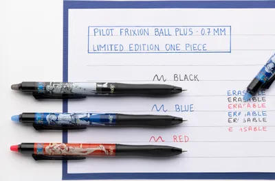 Obrázok produktu pre PILOT FriXion Ball+ 0,7 Rollerball - One Piece Edition "Ruffy", 0,35 mm, modrá
