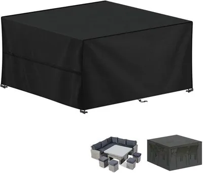 Immagine prodotto di Copertura protettiva per mobili da giardino Ibenzoa®, dimensioni 150 x 120 x 90 cm, tessuto Oxford 420D, impermeabile (rivestimento in PU), resistente ai raggi UV, antivento, traspirante, con sacchetto per il trasporto