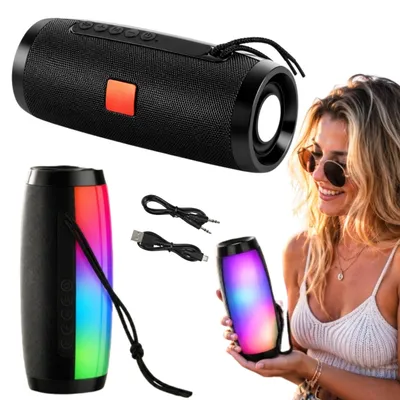 Obrázok produktu pre Bluetooth Reproduktor 10 W S Dynamickými LED Efektmi Stereo Zvukom A Pohodlným Bezdrôtovým Prehrávaním