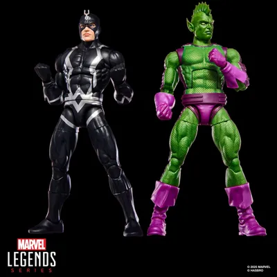 Produktbild von Marvel Legends Series Inhumans Black Bolt & Triton, 4 Jahr(e), Mehrfarbig