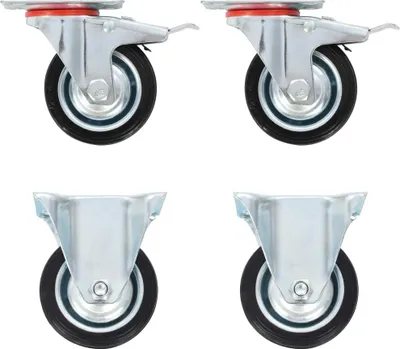 Image de vidaXL 8 pcs. Rouleaux 75 mm