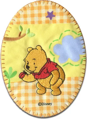 Produktbild von Disney © Winnie Pooh Marienkäfer - Aufnäher, Bügelbild, Aufbügler, Applikationen, Patches, Flicken, Zum Aufbügeln, Größe: 10,7 x 8 cm