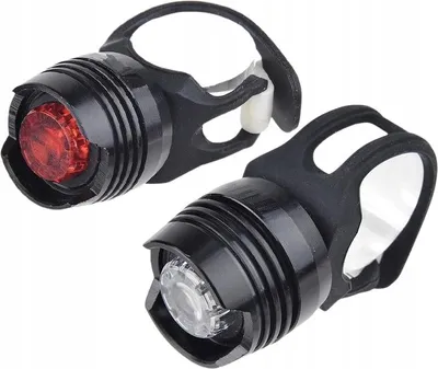 Produktbild von 2K Led Fahrradlampe Vorne + Hinten Set Für Fahrrad
