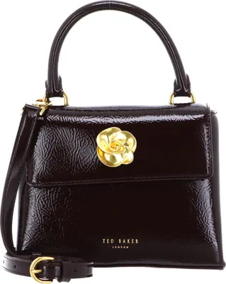 Immagine prodotto di Ted Baker borsa a tracolla Roseau Rose Detail Mini Crinkle Bag Wine bordeaux