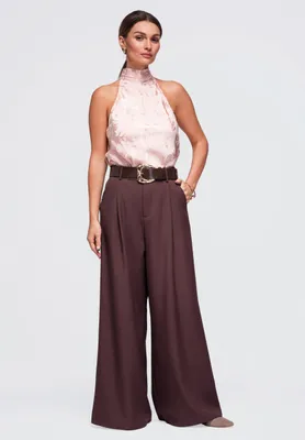 Produktbild von LARICA Damenhose Weite Eleganz Modern OW-PA-E0019 brown L