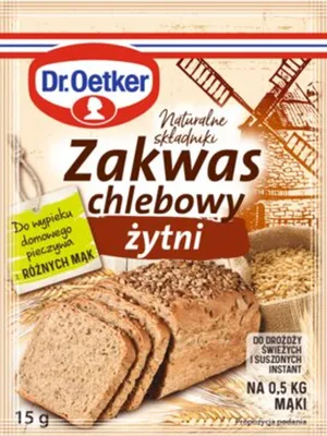 Produktbild von Dr. Oetker Zakwas chlebowy żytni 15 g