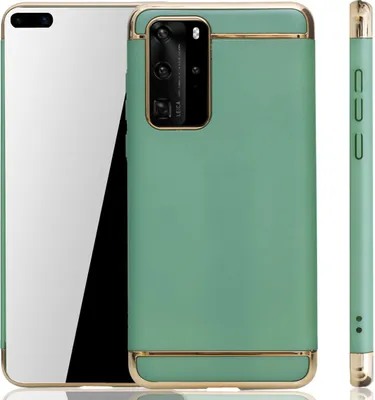 Produktbild von Huawei P40 Handy Hülle Schutz Case Bumper Hard Cover Grün