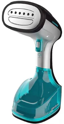 Produktbild von Cecotec Fast&Furious 4020 Force, Tragbare Dampfbürste, 0,28 l, 0,3 min, Schwarz, Silber, Türkis, Tasten, Berührung, Fußschalter