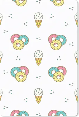 Produktbild von MuchoWow® Mauspad Mousepad Muster - Eiscreme - Donus - Jungen - Kinder 40x60 cm - Mousepads - Maus Mat - Pad - Mausunterlage - Schreibtisch Accesoire