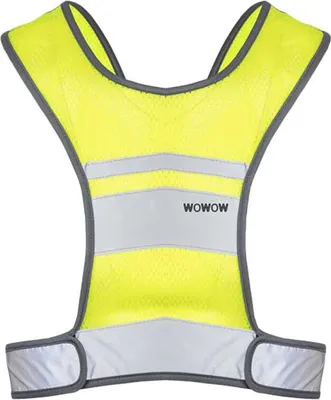 Obrázek produktu pro Bezpečnostní vesta Wowow Nova žlutá s reflexními prvky, velikost S