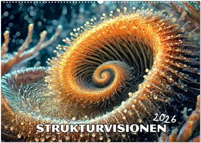 Produktbild von Strukturvisionen (Wandkalender 2026 DIN A2 quer), CALVENDO Monatskalender