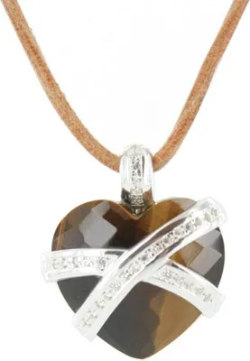 Produktbild von Heartbreaker by Drachenfels Damen Silber Anhänger Kette LR ON 45