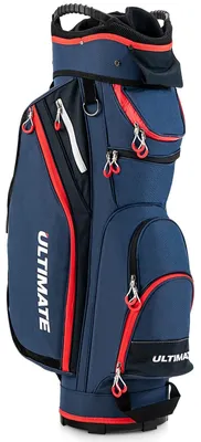 Produktbild von Golftasche - Golftransporttasche - Golfwagen-Tasche - Standtasche - Golfreisetasche - Leichtes Nylon - 14 Schlägerfächer