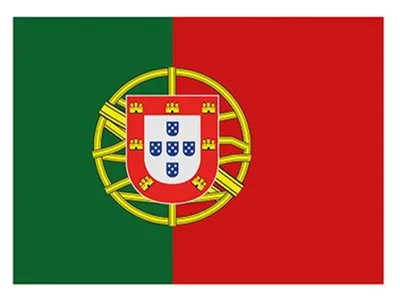 Produktbild von Printwear - Fahne, Portugal LT3336 (150 cm x 90 cm) (Grün/Rot)