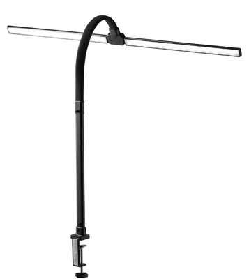 Zdjęcie produktu dla ALCO Lampa biurkowa LED zacisk czarna regulacja jasności