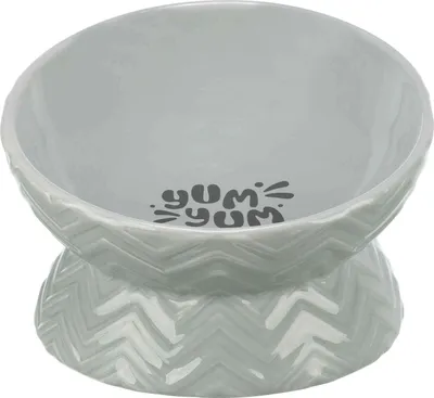 Produktbild von TRIXIE Keramiknapf - grau - 0,35 l/ø 17 cm