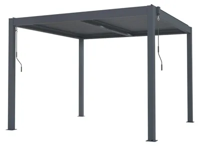 Zdjęcie produktu dla Pergola bioklimatyczna G21 Austin 3x3 m, aluminiowa antracytowa