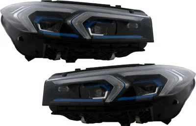 Zdjęcie produktu dla Reflektory do BMW serii 3 G20 G21 G28 2018-2021 z konwersją LED na LCI.