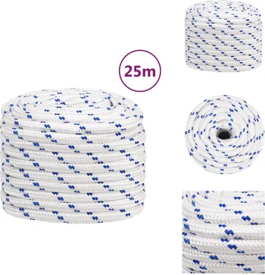 Immagine prodotto di vidaXL Corda da barca bianca 20 mm 25 m in polipropilene - Corde
