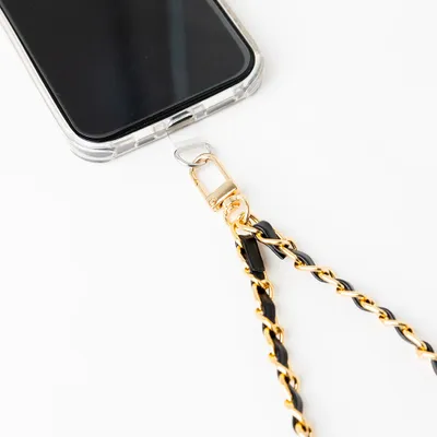Zdjęcie produktu dla BigBen Connected, odpinany łańcuszek do smartfona, czarny