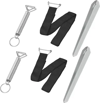 Produktbild von Moritz Sturmband 2x 3,5M Universal mit Schlaufe  Wohnmobil Wohnwagen Sturmsicherung Sturmleine Abspannseil Abspannset Kassettenmarkisen Markisenschiene