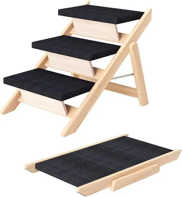 Image de Escalier et rampe 2 en 1 pour chiens de petite et moyenne taille