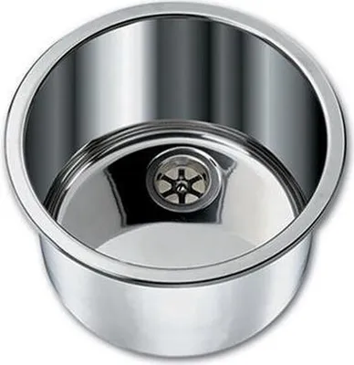 Image de Evier rond Hollex en acier inoxydable Ø420 mm