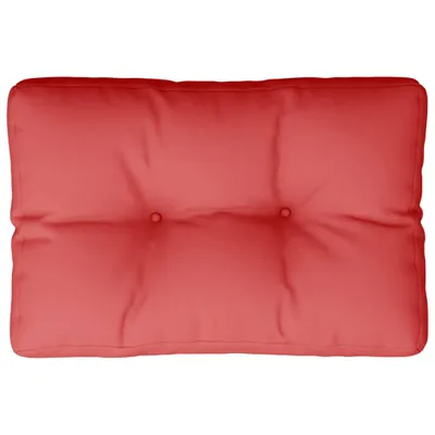 Produktbild von vidaXL Palettenkissen Rot 50x40x12 cm Stoff
