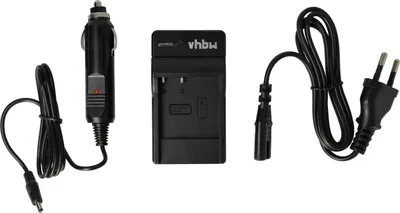 Produktbild von vhbw Ladegerät kompatibel mit Casio Exilim EX-Z1080, EX-Z1080BK, EX-Z1080BE, EX-Z1050SR, EX-Z1050PK Kamera - Ladeschale, Kfz-Adapter Ladeanzeige