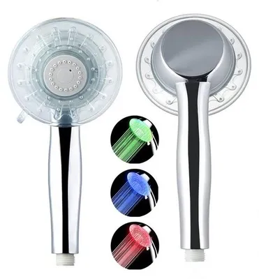 Produktbild von Große Regendusche, wassersparend, 3 Farben, verchromt, einstellbar