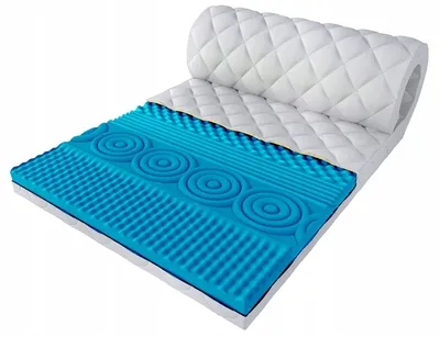 Zdjęcie produktu dla Materac nawierzchniowy nakładka na materac 90x200 masujący TOPPER 7cm H3