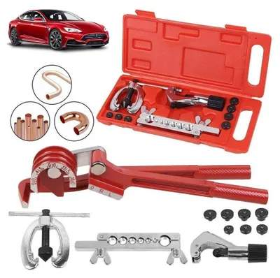 Image de Kit de réparation de frein, 10 mètres, tuyau de frein, tube en acier, 4,75 mm, raccords, connecteurs, 11 pièces. Pièces et accessoires automobiles