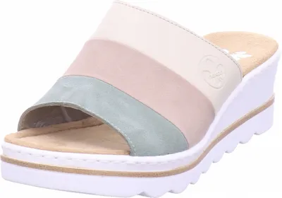 Produktbild von Rieker fsk damen sandalen Damen Pantolette in Beige, Größe 40